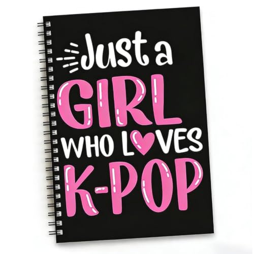 Cahier K-Pop pour écrire sa passion : journal intime ligné de 100 pages style mignon