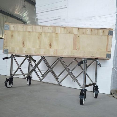 Carretilla para ataúd plegable telescópica de aleación de aluminio, capacidad de carga 400-450 kg miniatura 7