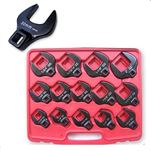 Juego de herramientas llave de dado tipo crows foot 1/2" miniatura 2