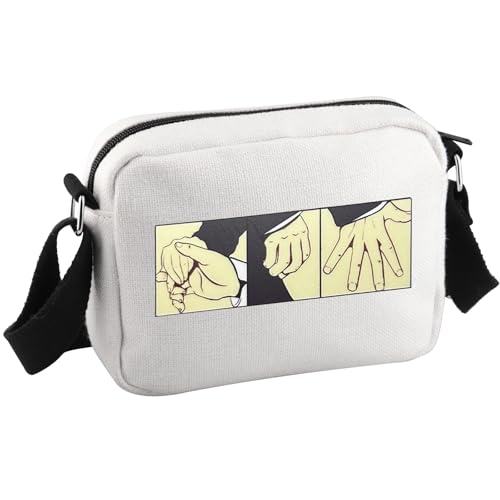 Jane Novelist Fans Gift Book Lover Literary Gift Book Hand Scene Comic Strip Style Crossbody Bag