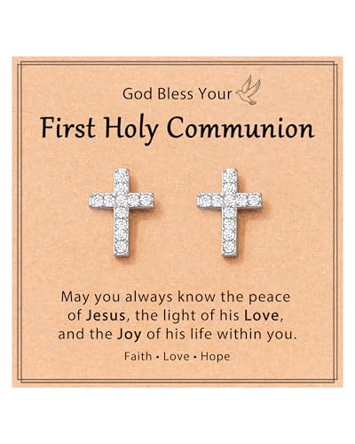 JOGDIAM First Holy Communion Gifts for Girls Religious Catholic Jewelry Accessories JOGDIAM First Holy Communion Gifts for Girls Religious Catholic Jewelry Accessories