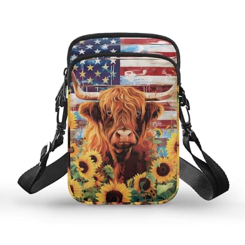 Image of Lightweight Small Crossbody Bags Cell Phone Purses Travel Pouch Shoulder Bag for Women