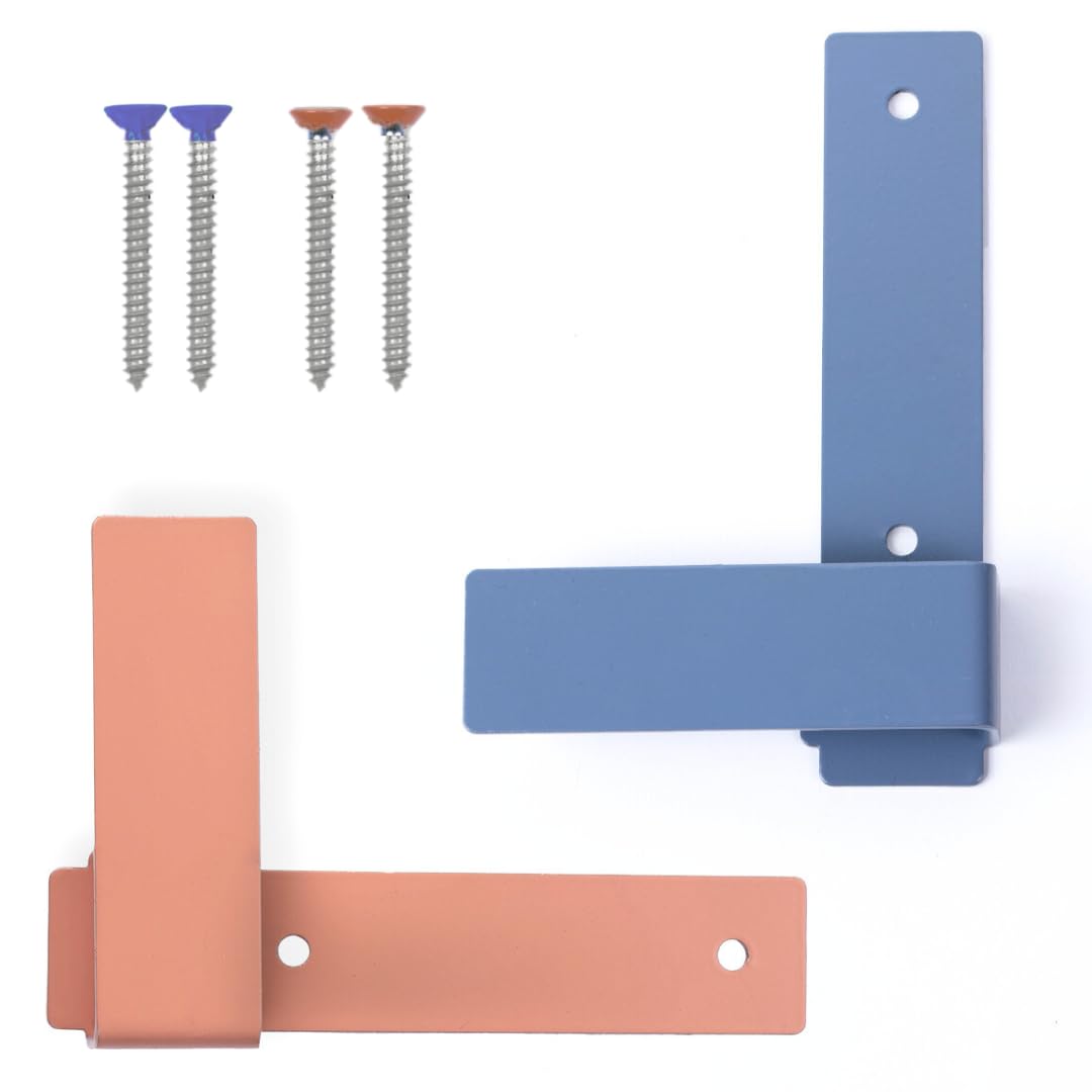 Elegante juego de ganchos de pared: 2 elegantes soportes de pared decorativos de un solo gancho para colgar abrigos, ropa, toallas, mochilas y sombreros. Ganchos modernos y resistentes para