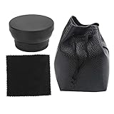 Weitwinkel Zusatzobjektiv 0,45x für 49mm Kameraobjektiv, Schwarz, Optisches Glas - Hohe Lichttransmission, Reflexionsarm, Für Makro und Weitwinkelaufnahmen