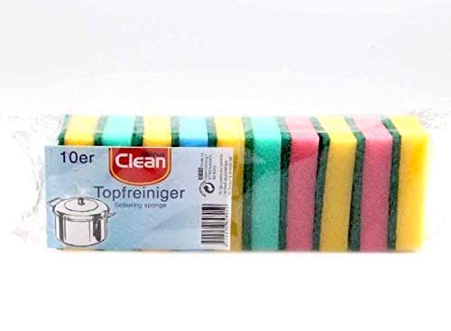 Osma ElinaClean 62605 NA-und® Spül- und Topfschwamm 10 Stück Topfschwämme 9x6cm (30 Stück)