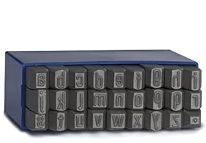 Gravurem 10203 Metallstempel Kleinbuchstaben Set