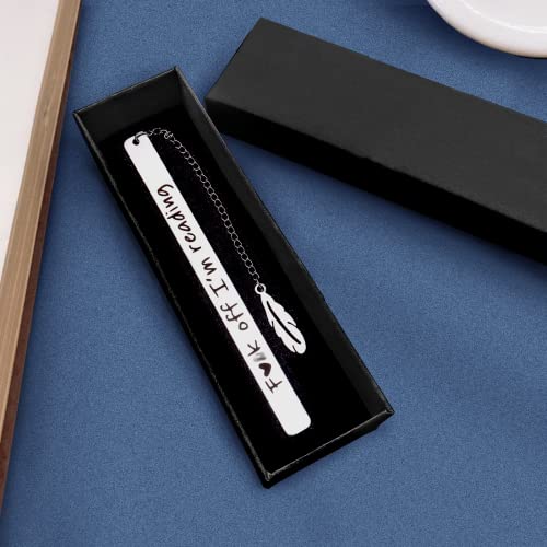 Funny Bookmarks for Women, Book Accessories for Reading Lovers Men Writers Friends Teachers Coworker Family Teens Boys Girls, Inspirational Reading Gifts for Christmas New Year Birthday Graduation - Thumbnail 5