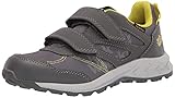 Jack Wolfskin Woodland Texapore Low Vc K Hiking Boot, Grey/Light Green, 13 US Unisex Big Kid