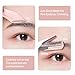 2PCS Eyebrow Trimmer Set Stainless Steel Eyebrow Razor Eyebrow Scissors with Comb, Beauty Tool for Beginners Suitable, Hair Removal Beauty Accessories for Men Women