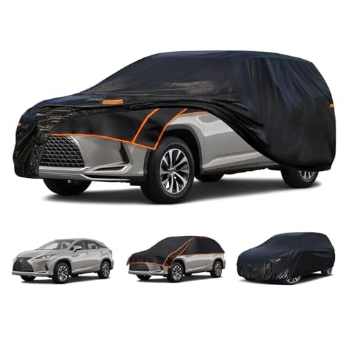 Kayme Padded Hail Protector Car Cover Custom Fit for Lexus RX SUV, Anti Hail Blanket with Multilayer Thickened Design, Hail Proof & All Weather Outdoo