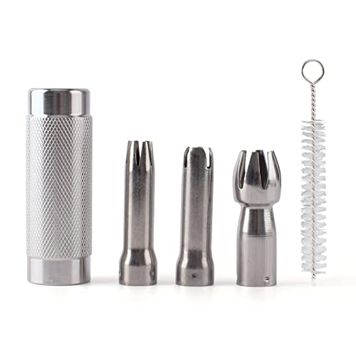 Set of 5 Whipped Cream Dispenser Parts, Replacement Kit for Cream Whippers, Stainless Steel, by MUPCOOK
