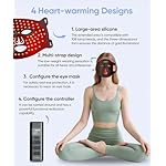 Led Face Mask Light Therapy, Red Light Therapy for Face, 7-1 Colors LED Facial Skin Care Mask, Black - Image 5