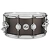 DW Collector's Series Metal Snare Drum - 6.5 x 14 inch - Satin Black Over Brass #2
