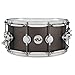 DW Collector's Series Metal Snare Drum - 6.5 x 14 inch - Satin Black Over Brass