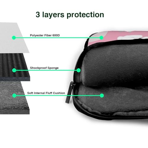 Bolso para laptop impermeable gris y blanco 14 pulgadas miniatura 5