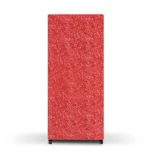 Image of Durable Fridge Cover Single Door 180 to 220 Litre Easy to Clean Dustproof and Waterproof Printed Refrigerator Cover 150x60 cm
