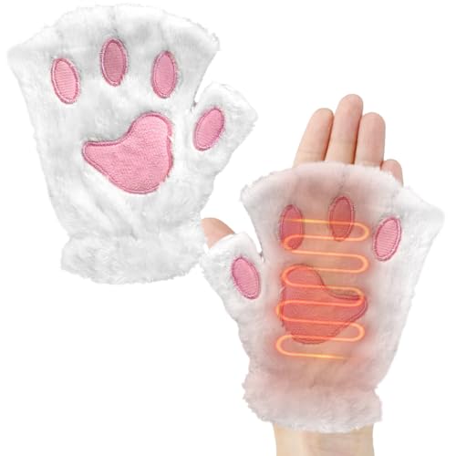 Guantes calentados USB contra manos frías con selector térmico de tres posiciones