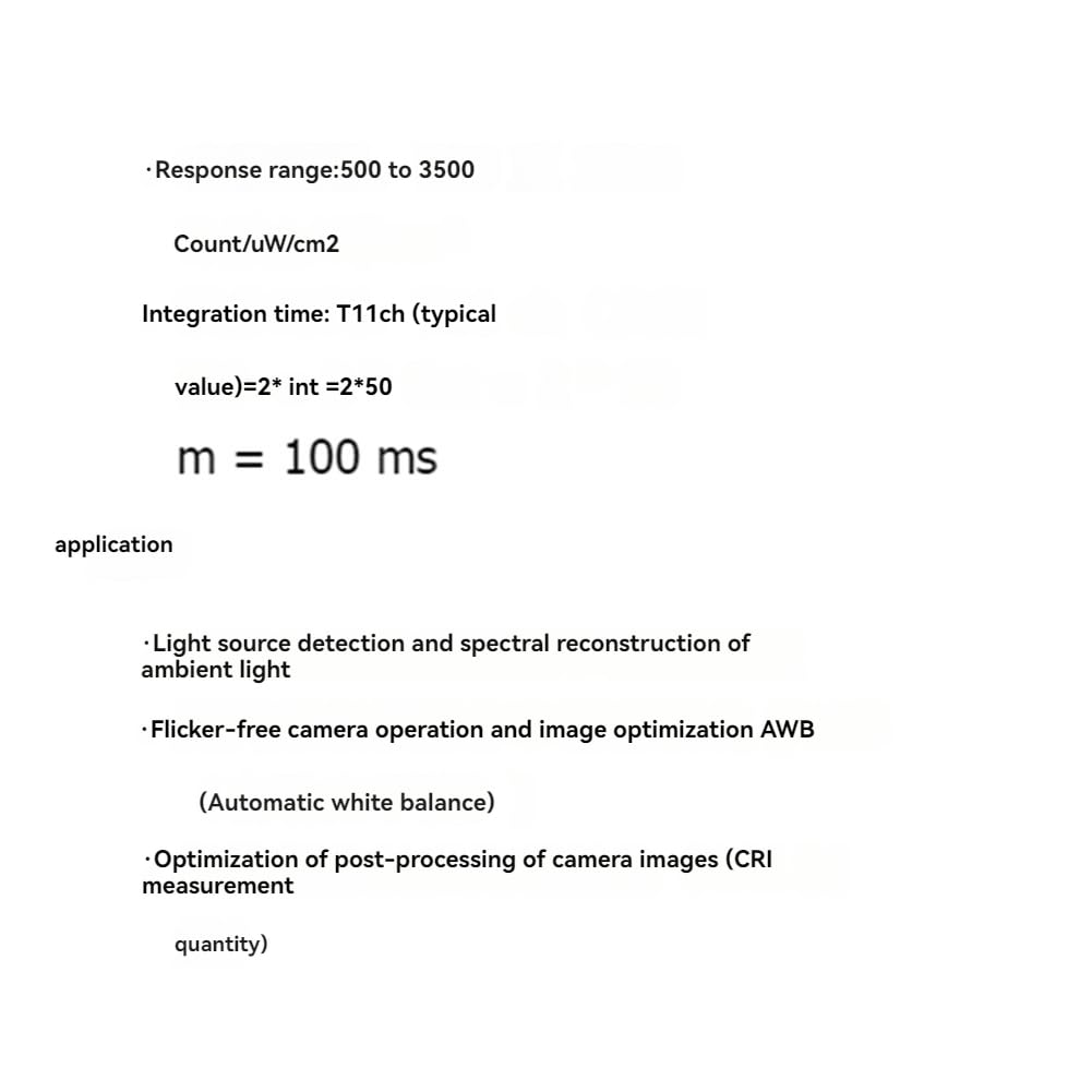 Sichtbarer Infrarotfarbspektrometer AS7341-V2 Sensor Farbtemperatur Beleuchtungsstärke Farbmessung Detektion