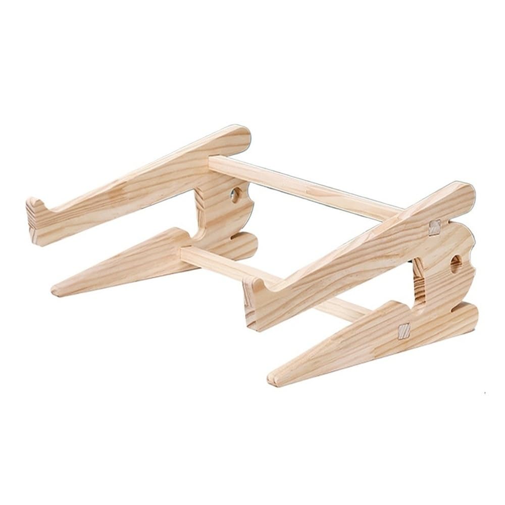 Supporto per Laptop Supporto Universale in Legno for Laptop da scrivania, Supporto Staccabile for Laptop da 10-17,3 Pollici Rialzo per Laptop(XL)