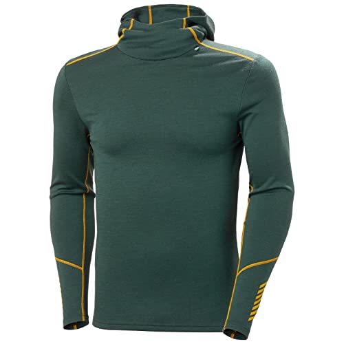 Preisvergleich Produktbild Helly Hansen Herren Lifa Merino Midweight Hoodie, Grün, M