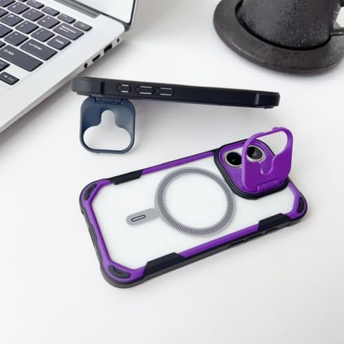 Coque iPhone 11 magnétique transparente avec finition contrastée rose premium