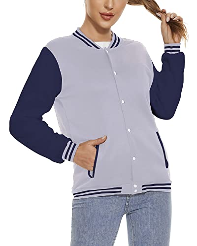 Yuji Itadori Varsity Jacket Women'S Fashion Long Sleeve Baseball Jacket Button Down Sweatshirts...