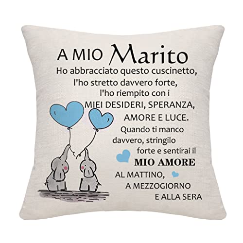 Bommex Marito cuscino regalo per il marito da moglie marito regalo di...