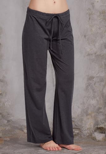 Image of CYZ Womens Casual Stretch Cotton Pajama Pants Simple Lounge Pants