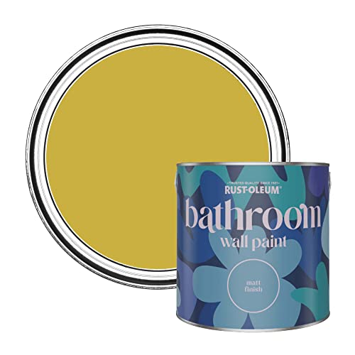 Rust-Oleum Yellow Water-Resistant Bathroom Wall & Ceiling Paint - Lemon Sorbet 2.5L