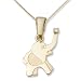 Produktbild Miore Kinderhalskette Elefant und Brillant in 18ct/750 Gelbgold 45 cm MK016P
