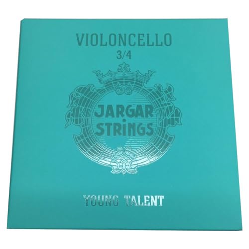 JARGAR Ce-SET-Y-34 Cello Young Talent SET, 3/4 (A:0,76/D:0,99/G:1,18/C:1,71mm) für Cello