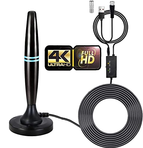 tv Antenna for Smart tv-Amplified HDTV Indoor Digital Antenna 320+ Mile Long Range TV Antenna Support 4K 1080p Fire Stick All Television Outdoor Smart Antenna