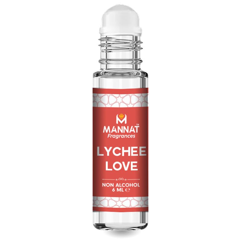 Mannat Lychee Love Perfume Oils (Roll-on, 6ml.) Long Lasting & Alcohol Free Attar for Men and Women (Lychee Love, 6ml. Pack of 1)-image-23