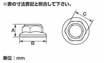 Amazon.co.jp: キタコ(KITACO) フランジ付きロックナット/1個