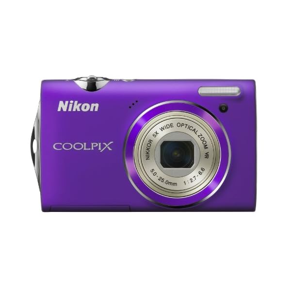 Nikon Coolpix S5100 Digitalkamera (12 Megapixel, 5-fach opt. Zoom, 6.7 cm (2.7 Zoll) Display, HD-Videofunktion) purple – Bild 3