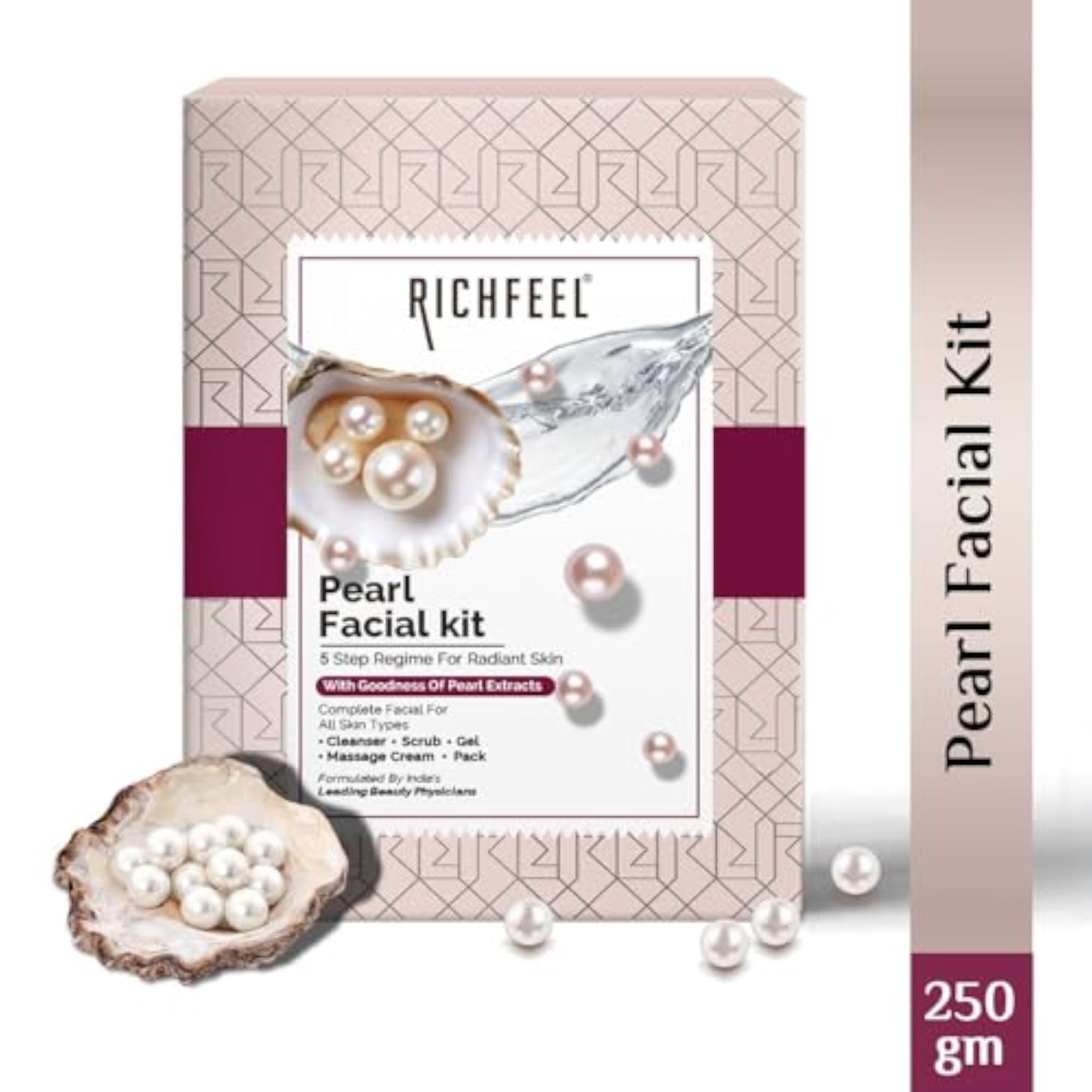 Pearl Facial Kit for Glowing Skin, Tan Removal
