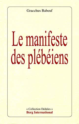 Le manifeste des plébéiens