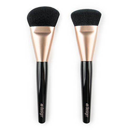 aDesign Professional 2 Piece Makeup Brush Kit – Contour Power Duo