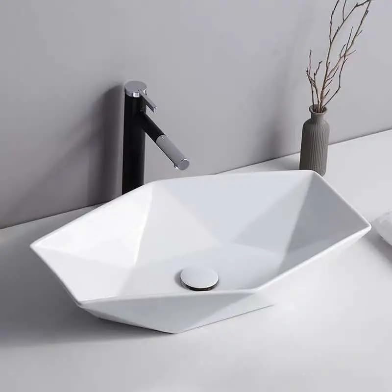 REMANENCE Spyder Shape Premium Ceramic Bathroom Decor Tabletop Handwash Glossy finish Designer Wash Basin (White, 23 x 15 x 5 Inch) (B0BR7ND8RT) Amazon Price History, Amazon Price Tracker