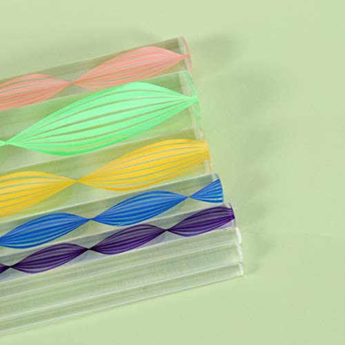 8 peças de varetas de pontilhamento de ponta dupla bastões de acrílico para lápis de cera para manic