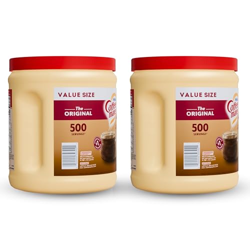 Coffee Mate 2kg – Crema en polvo para café, alternativa a la leche, hace tu café más cremoso – Pack Laborawi (2 x 1kg)