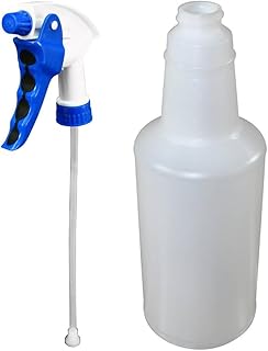 Impact Products Polyethylene Spray Bottle with Trigger Sprayer Natural, 32 oz. | 3/Pack