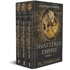 Shattered Empire Audiolibro Por P.C. Darkcliff arte de portada