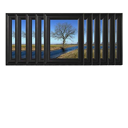 huateng ecodeco Antique Wall and Table Solid Wood Picture Frame with mat 10 Sets 5x7