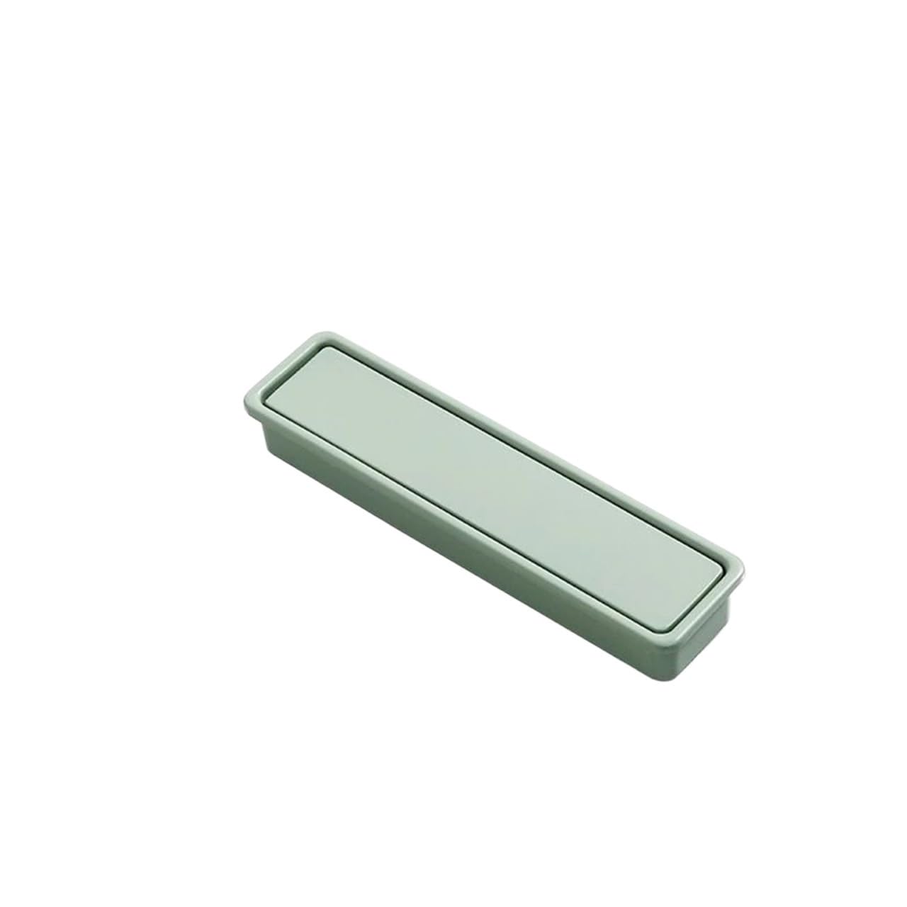 Mohuied Green 99Mm Recessed Handle Modern Simple Sliding Door Concealed Embedded Handle Zinc Alloy Kitchen Cabinet Invisible Furniture Slotted(Green 99Mm)