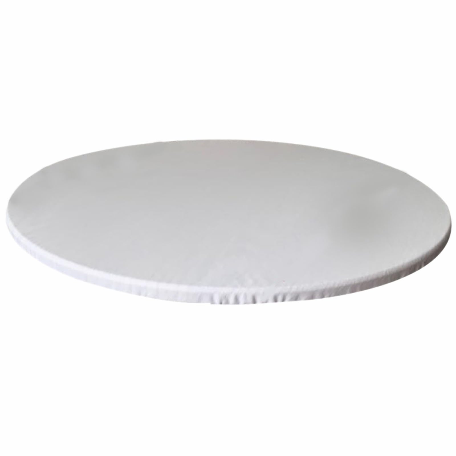 Nappe ronde en polyester imperméable pour décoration de fête chic