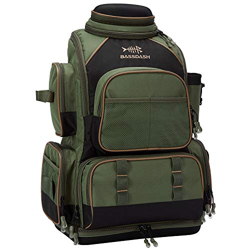Bassdash Fishing Tackle Backpack Leichte Taktische...