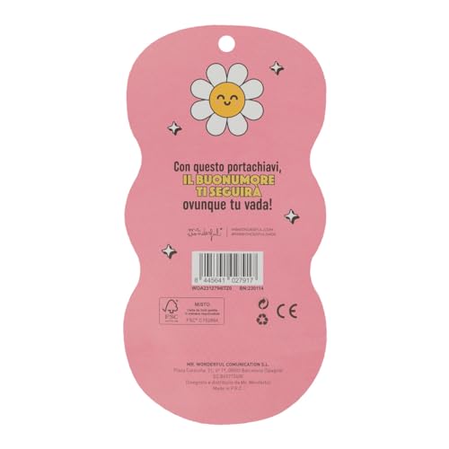 Mr.Wonderful - Portachiavi - Buone vibrazioni 12 x...