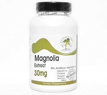 Magnolia Extract 30mg ~ 90 Capsules - No Additives ~ Naturetition Supplements