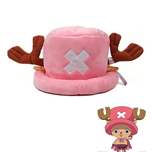 KITAT ONE PIECE Tony Tony Chopper Cosplay Cute Anime Plush Hat Available in Four Colors (Blue)